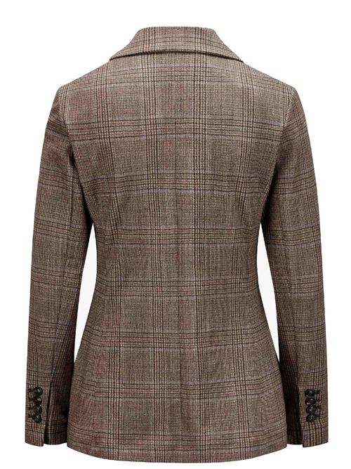 checked jacket CIRCOLO 1901 | FD4117MOCHA